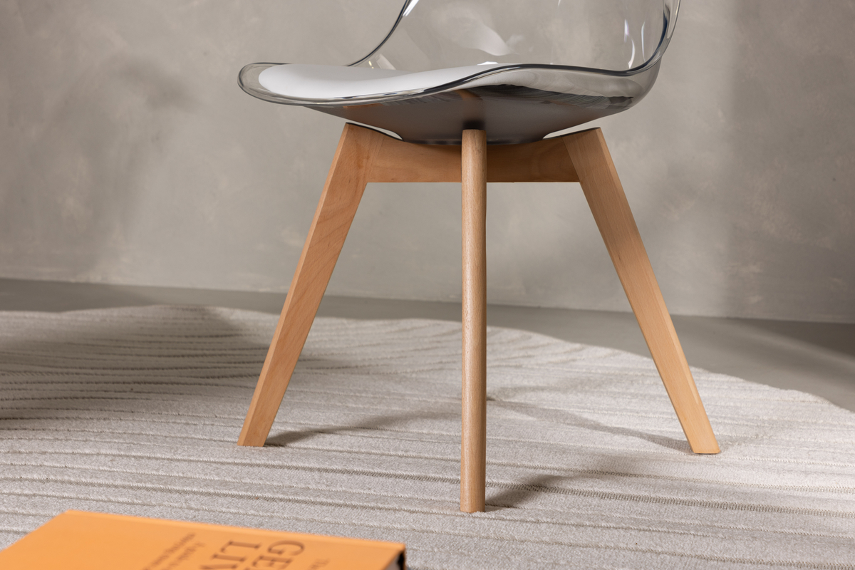 Krzesło 'Edvin' - Przezroczyste