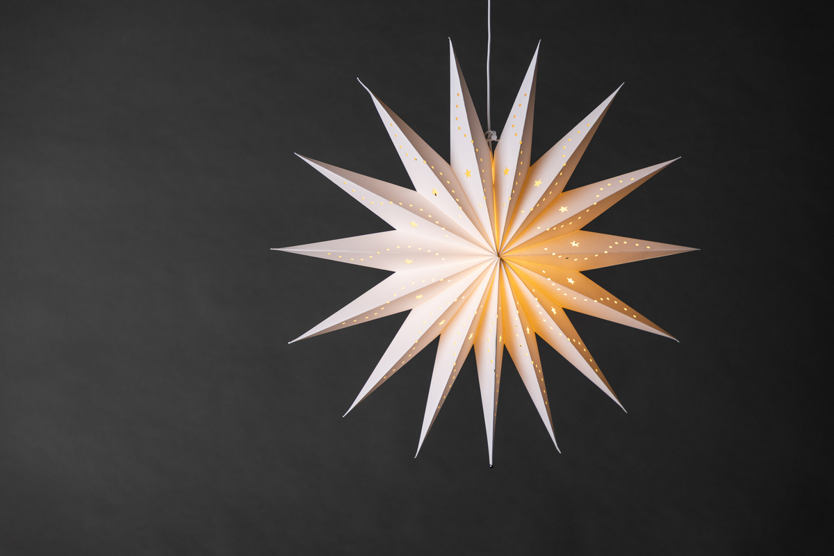 Gwiazdka adwentowa 'Laholm' - Biała