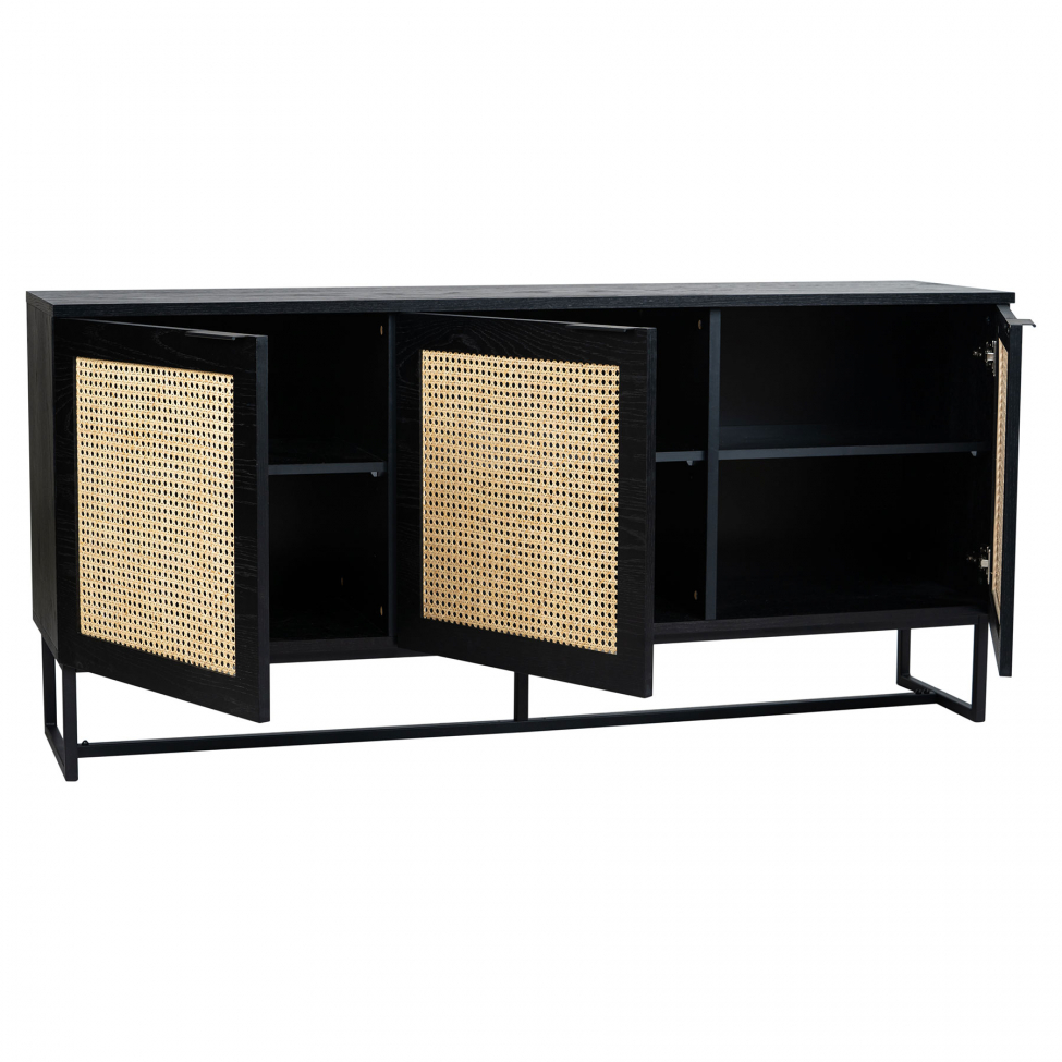 Komoda 'Sailor' - Czarny/Naturalny