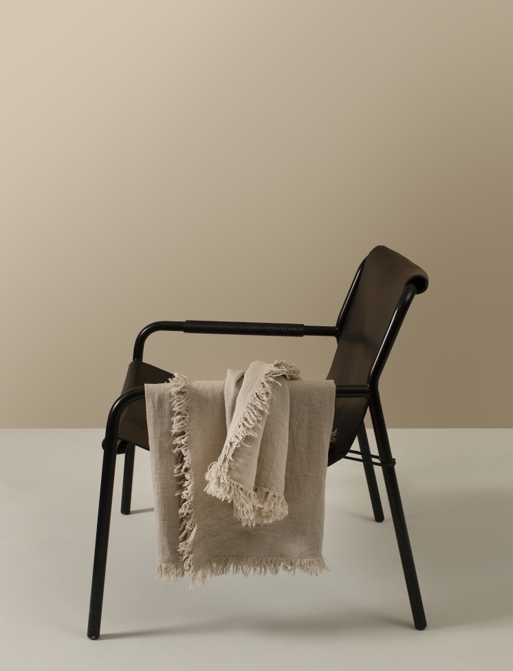 Koc 'Merlin' 130x170 - Naturalny