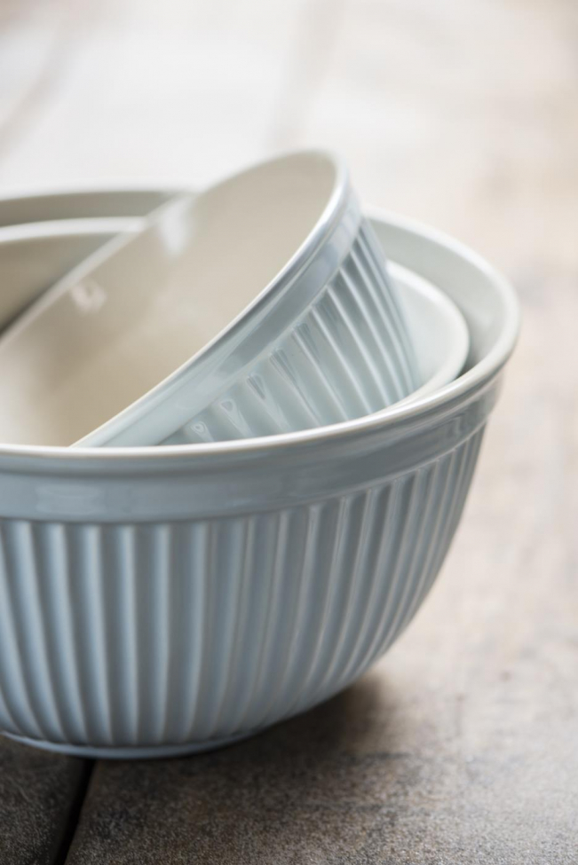 Zestaw 3 misek 'Mynte' - Jasnoniebieski