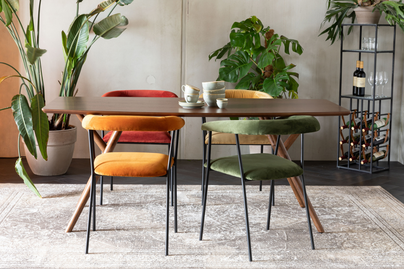 Stół jadalny 'Malaya' 180x90cm - Orzech