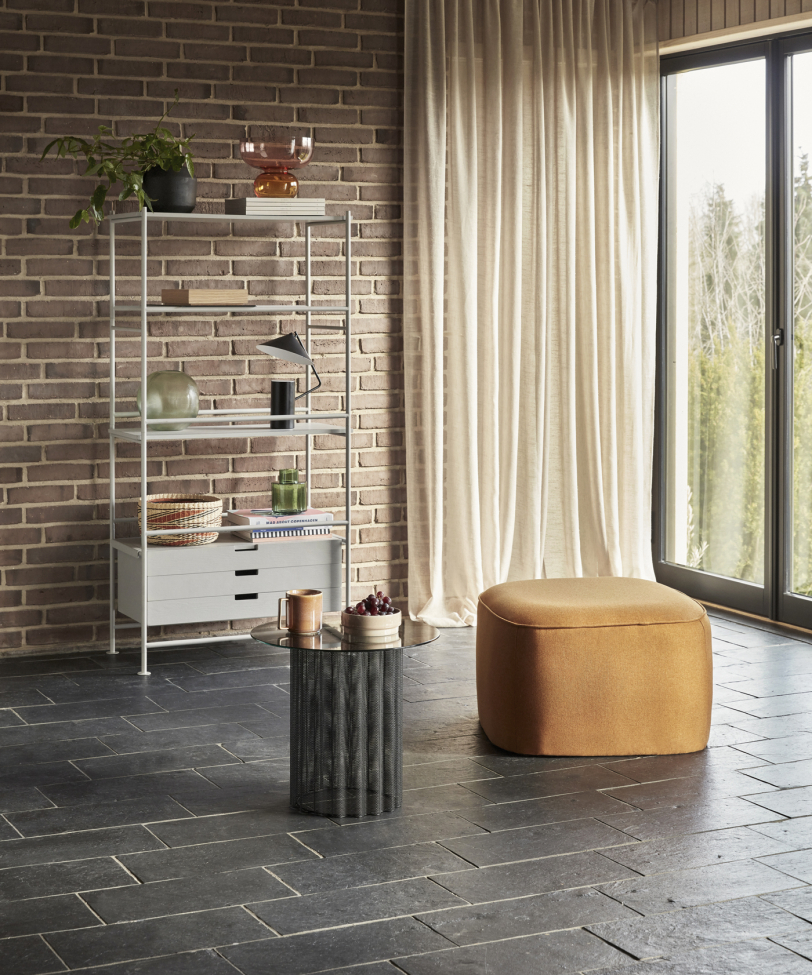 Pufa 'Cube' - Pomarańczowa