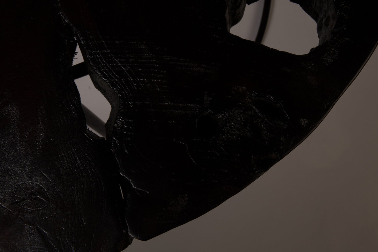 Stolik boczny 'Kraton' - Czarny/Brazowy