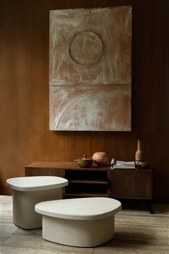 Stolik boczny 'Veda' 35cm - Beżowy