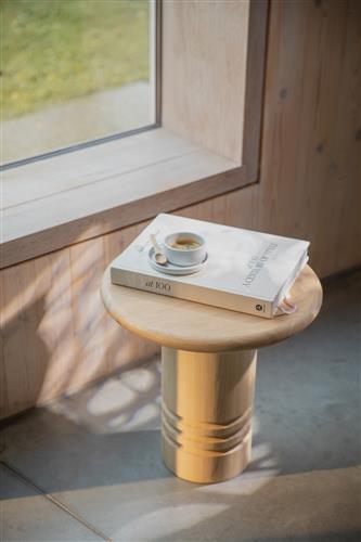 Stolik boczny 'Chunk' - Naturalny