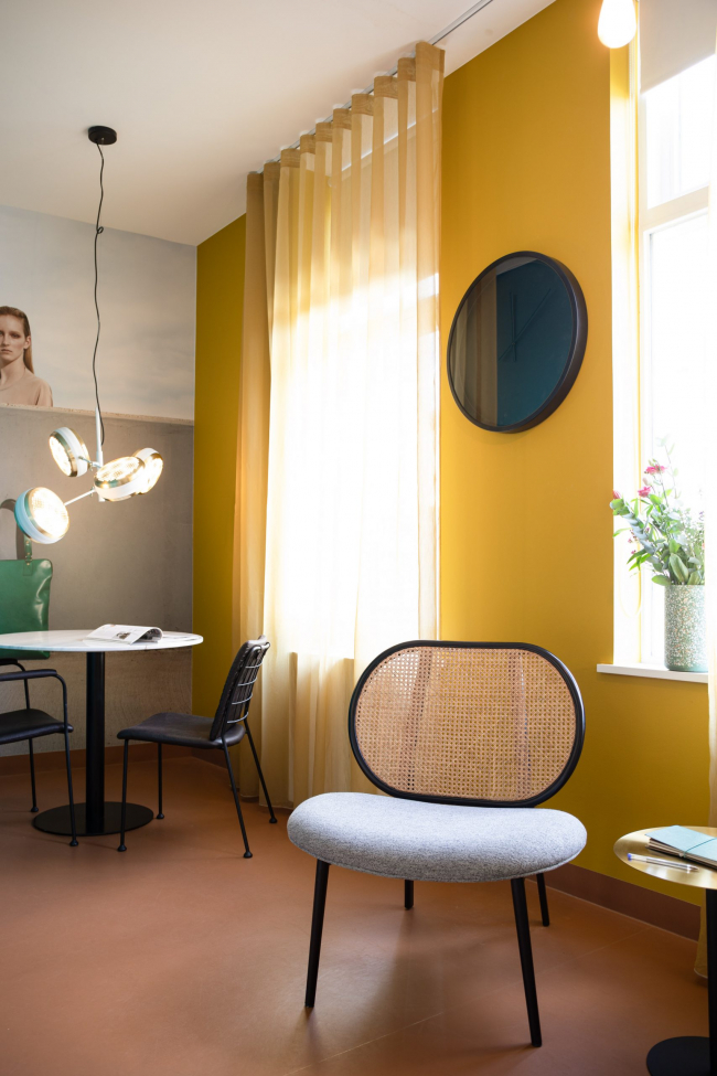 Fotel 'Spike' - Naturalny/Szary/Czarny