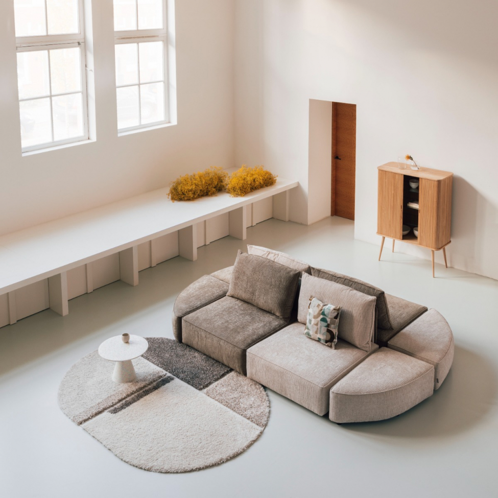 Sofa 'Hunter' 3-osobowa - Piaskowy