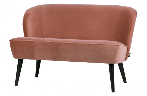 Sofa 'Sara' - Różowy/Samet