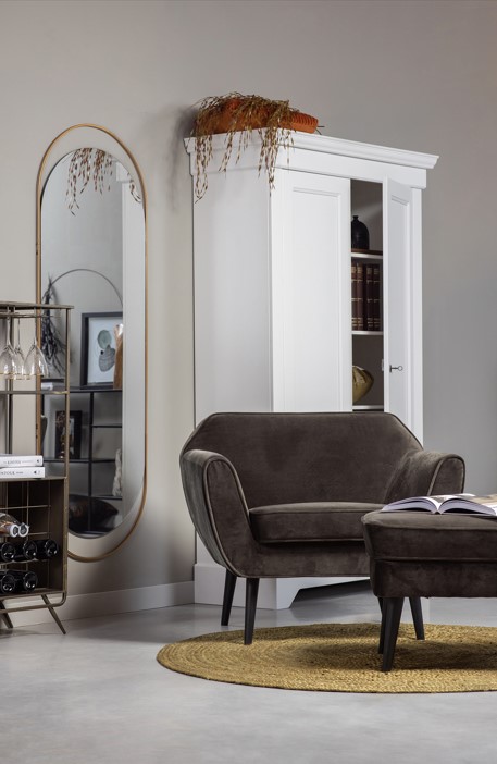 Pufa 'Rocco' - Zielony/Samet