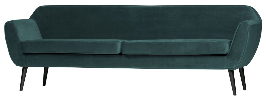 Sofa 'Rocco' - Petrol/Samet