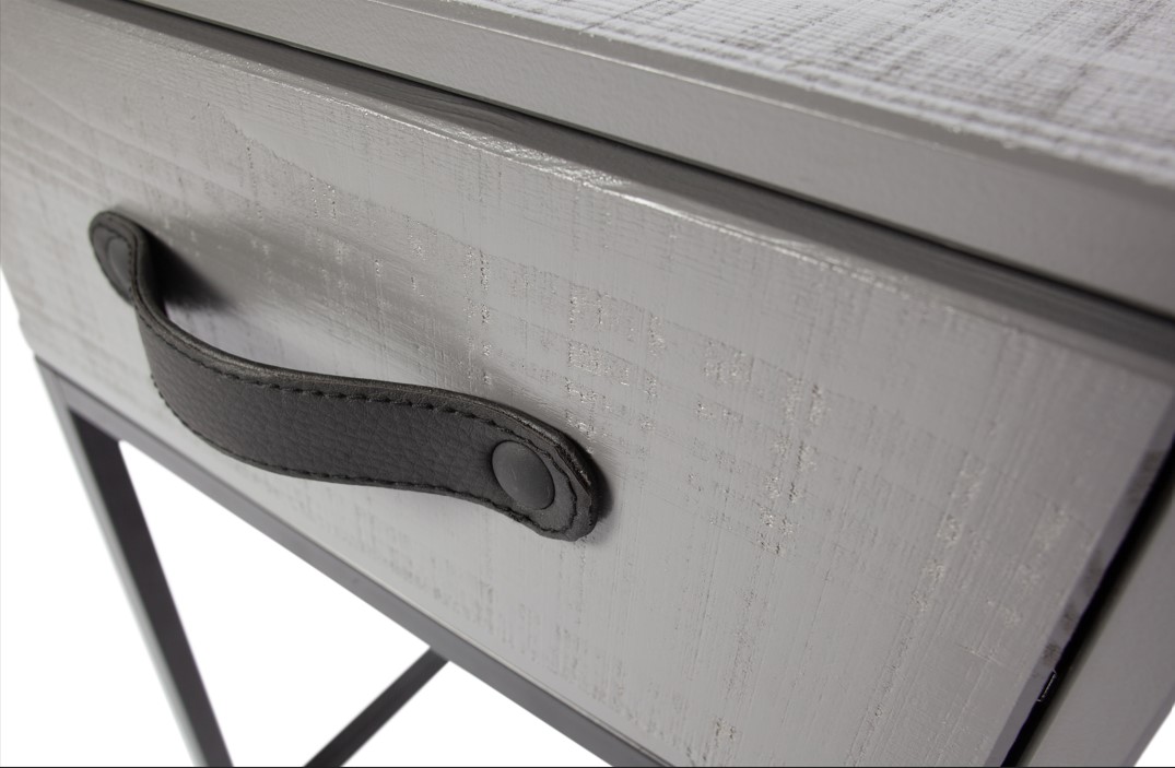 Stolik nocny 'Morris' - Szary