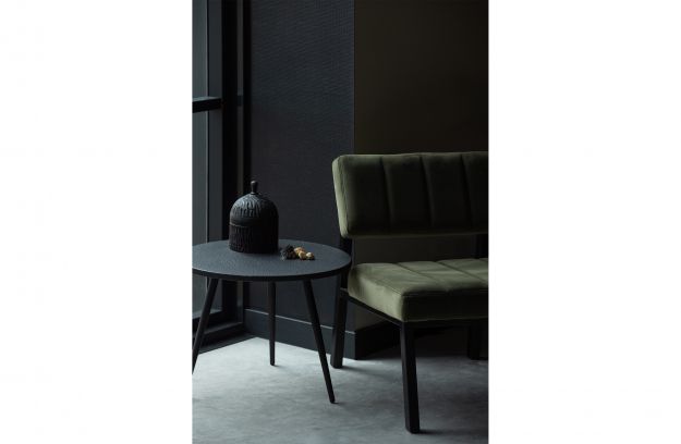 Stolik boczny 'Suze' 2 części - Czarny