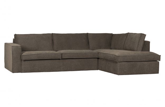 Sofa 'Freddie' 4-osobowa - Ciemnobrązowa