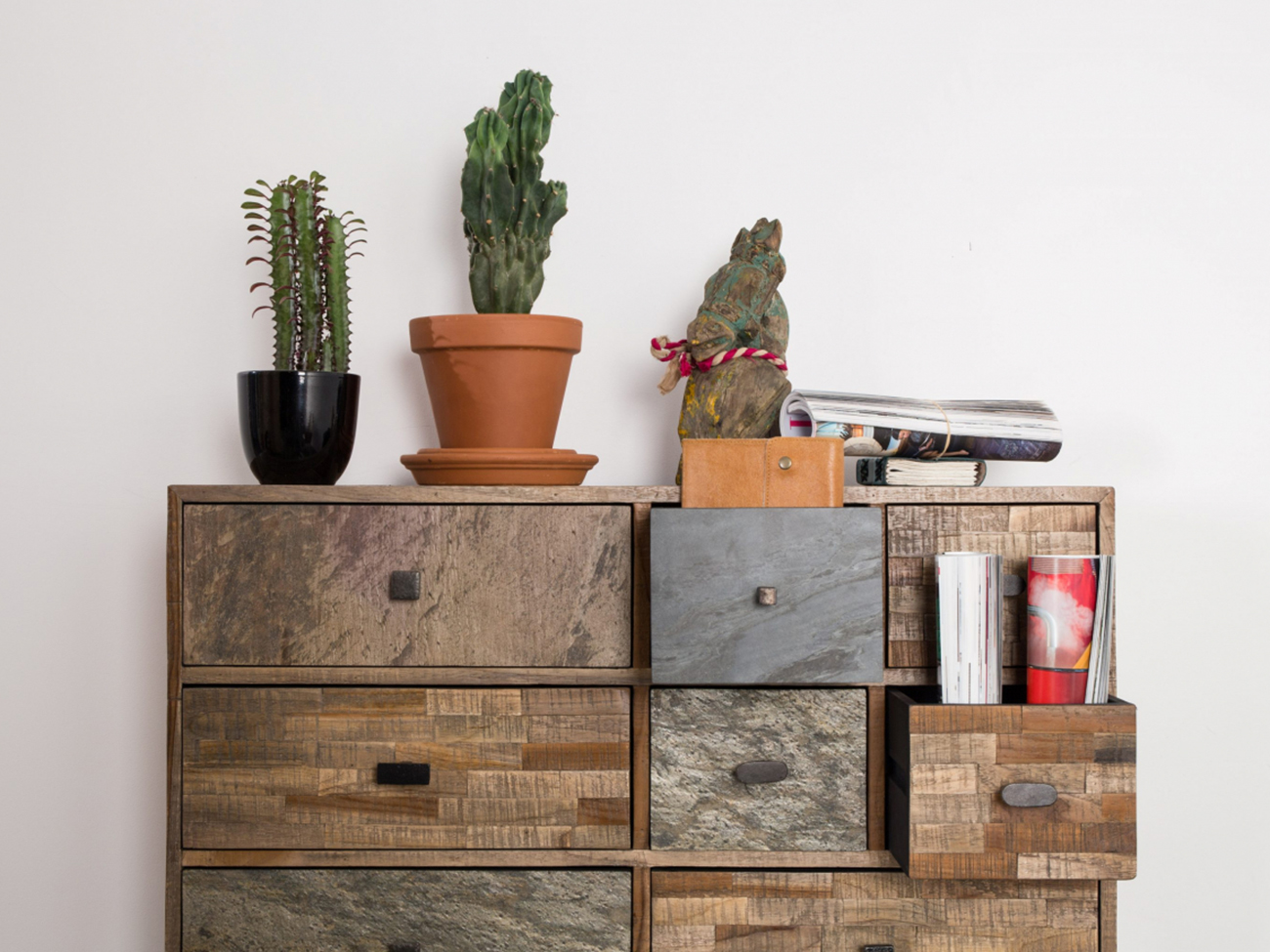 Komoda 'San' - Recyklingowany Teak