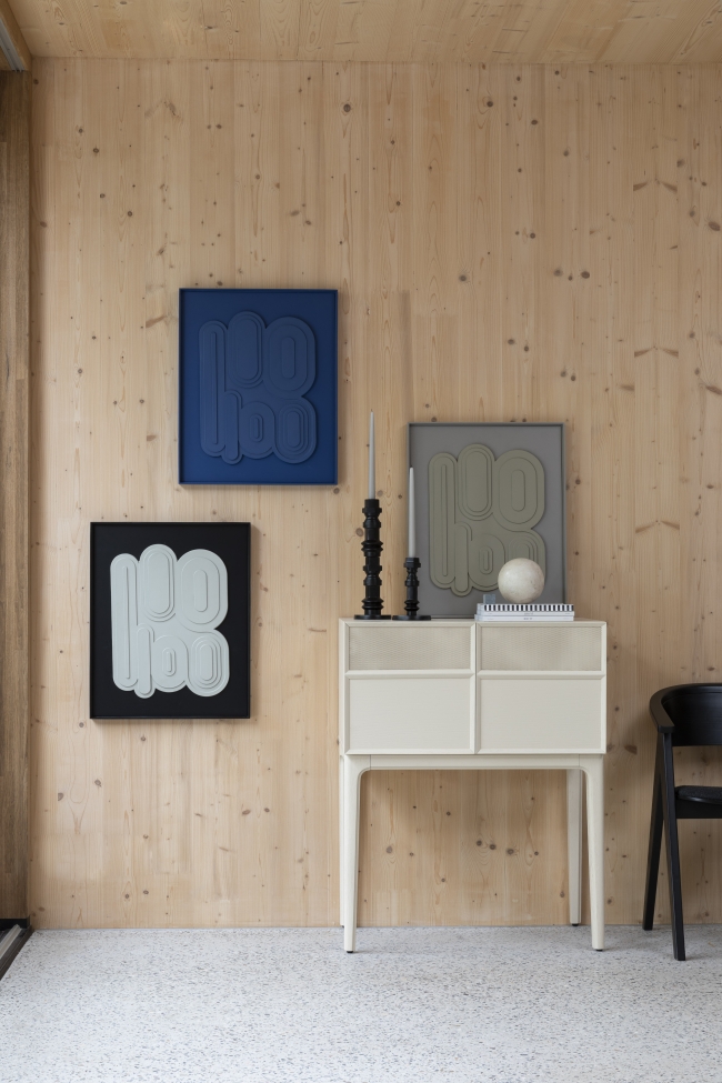 Stolik boczny 'June' - Beżowy