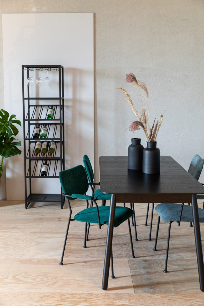 Witryna na wino 'Cantor' S - Czarny