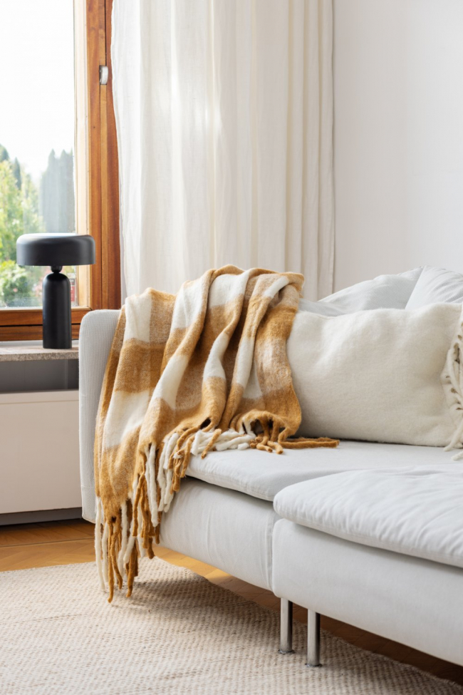 Narzuta 'Phoebe' 130x170cm - Żółta