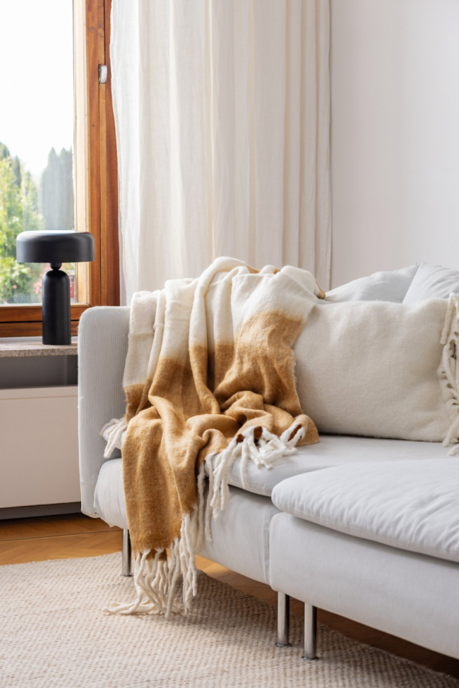 Krata 'Carrie' 130x170cm - Żółta