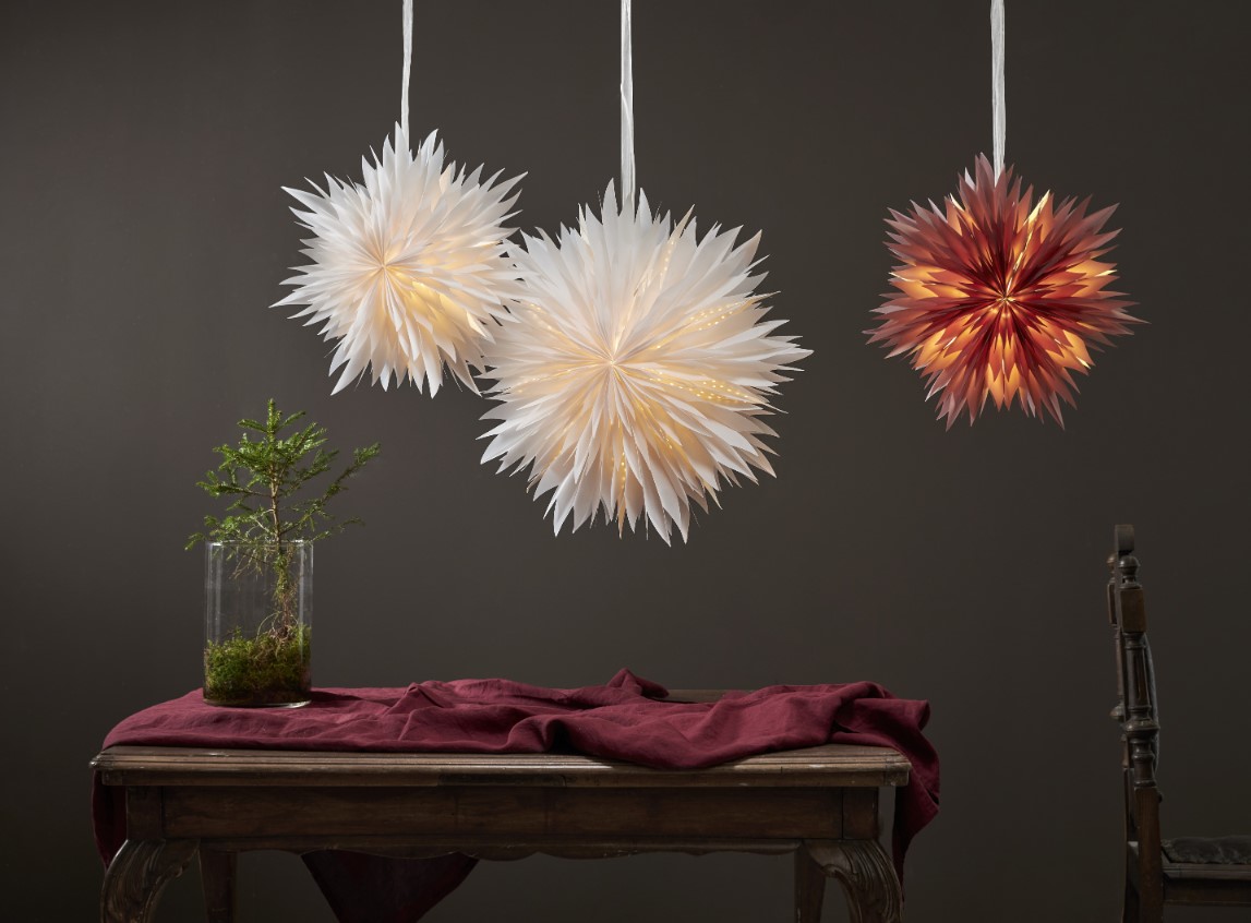 Gwiazda świąteczna 'Dis' - Biała