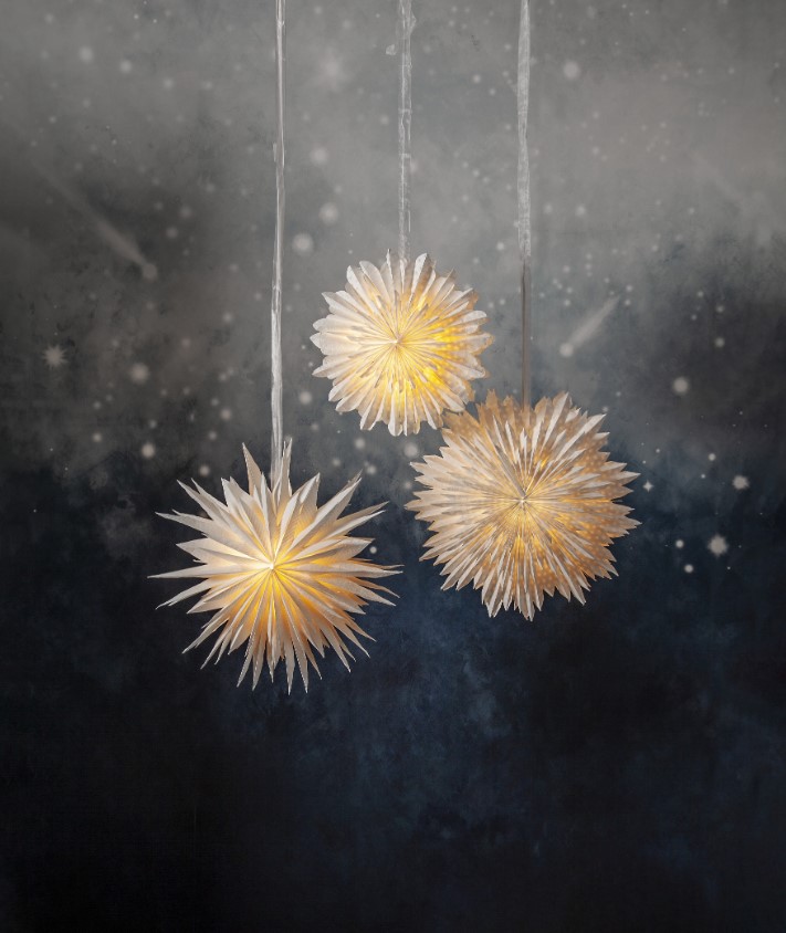 Gwiazda świąteczna 'Cloud' - Biała