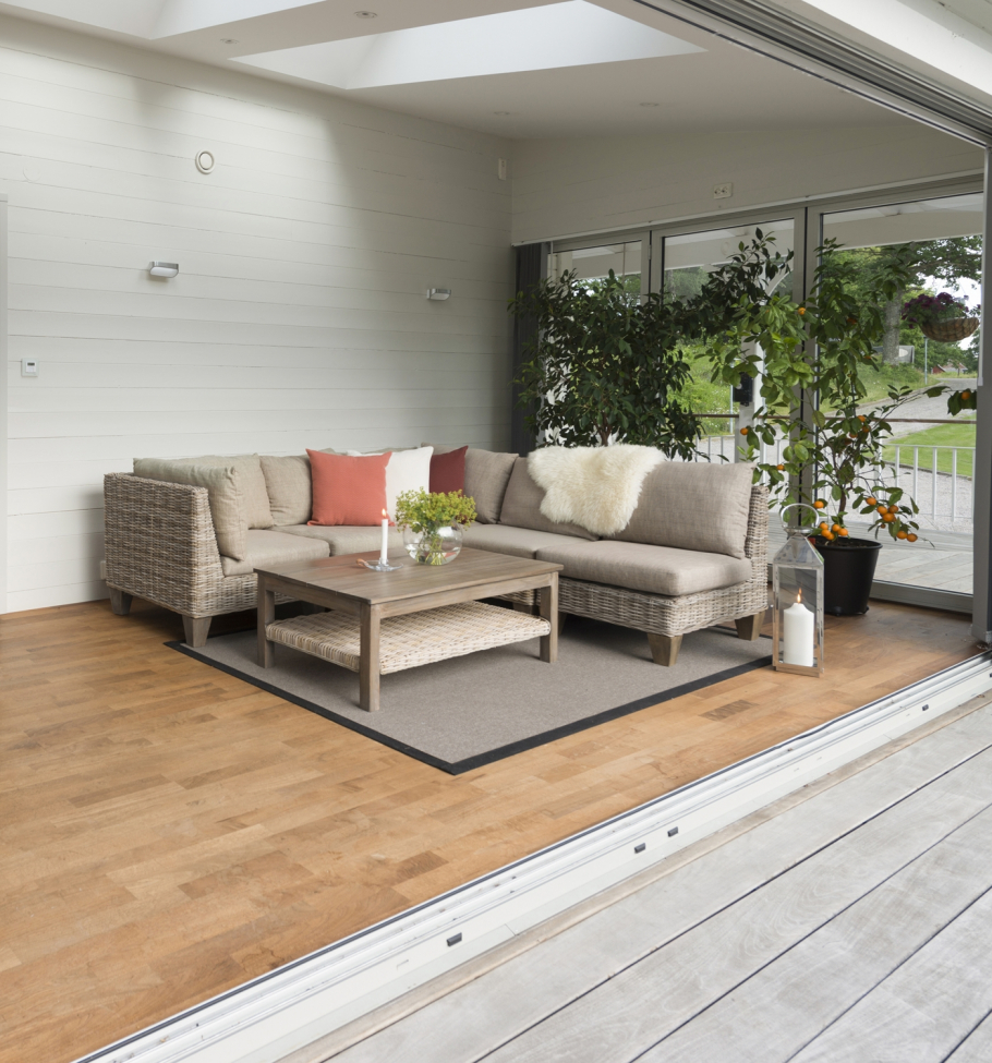 Część środkowa sofy 'Kullen' - Szara