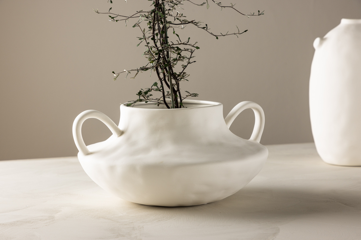 Doniczka 'Arezzo' - Biały