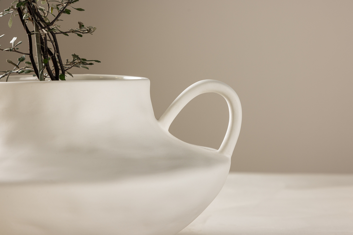 Doniczka 'Arezzo' - Biały