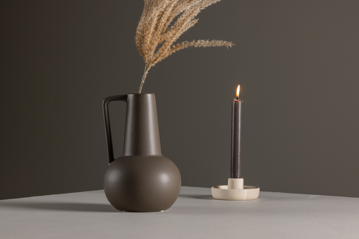 Wazon 'Calvi' - Brązowy