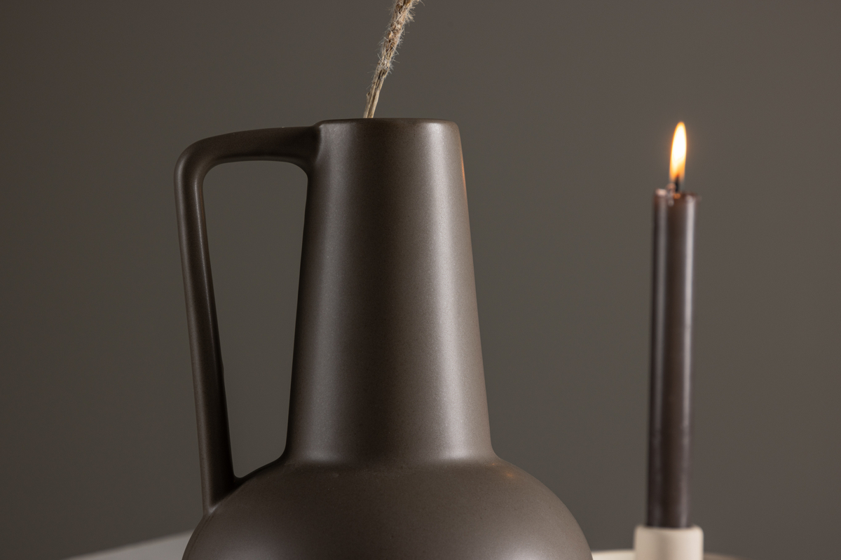 Wazon 'Calvi' - Brązowy