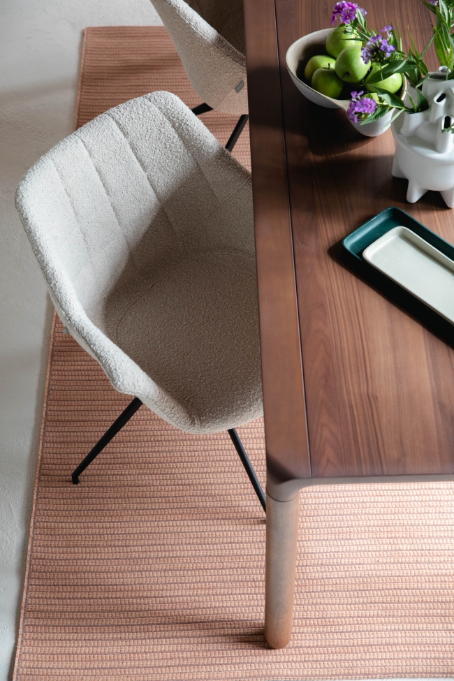 Dywan wełniany 'Waves' 170x240cm - Pomarańczowy