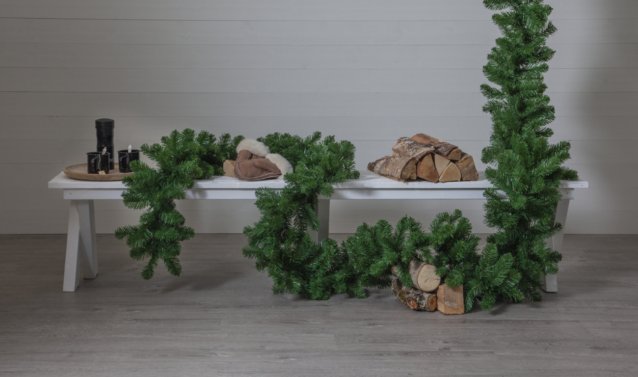 Girlanda 'Nebraska' - Zielona