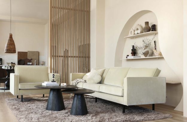 Stolik kawowy 'Posture' Okrągły 70cm - Czarny