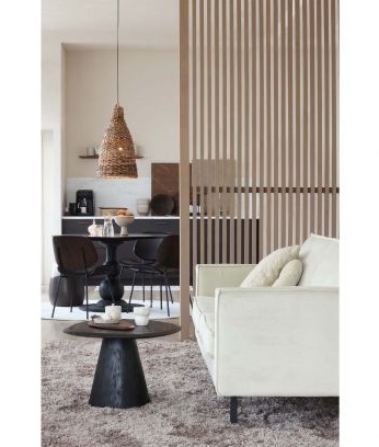 Stolik kawowy 'Posture' Okrągły 70cm - Czarny