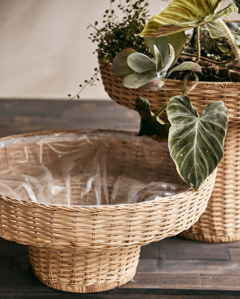 Doniczka 'Laurie' S - Naturalna