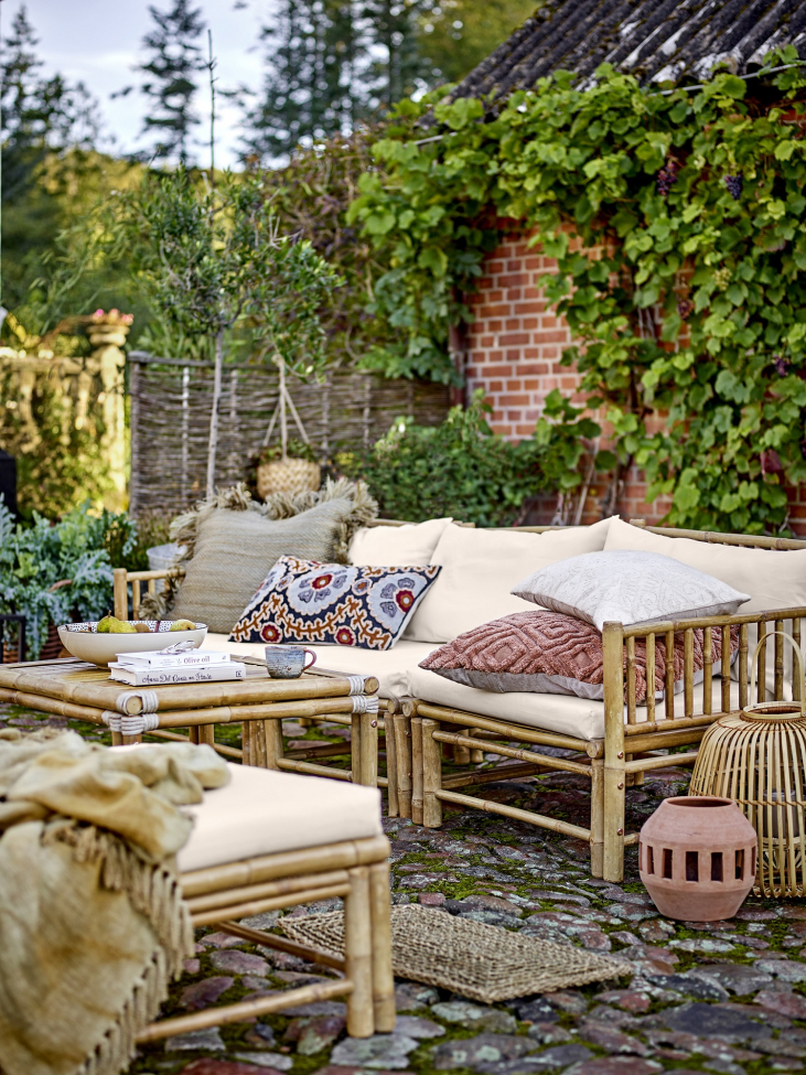 Modułowa pufa 'Korfu' - Bambus