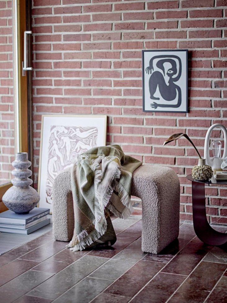 Pufa 'Bobbie' - Beżowy