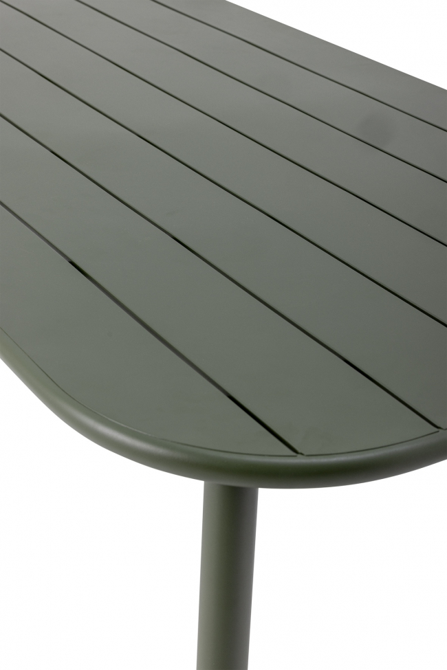 Stół ogrodowy 'Calana' – zielony/metalowy