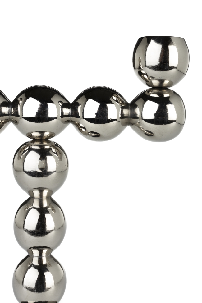 Świecznik 'Bubbles' - Srebrny