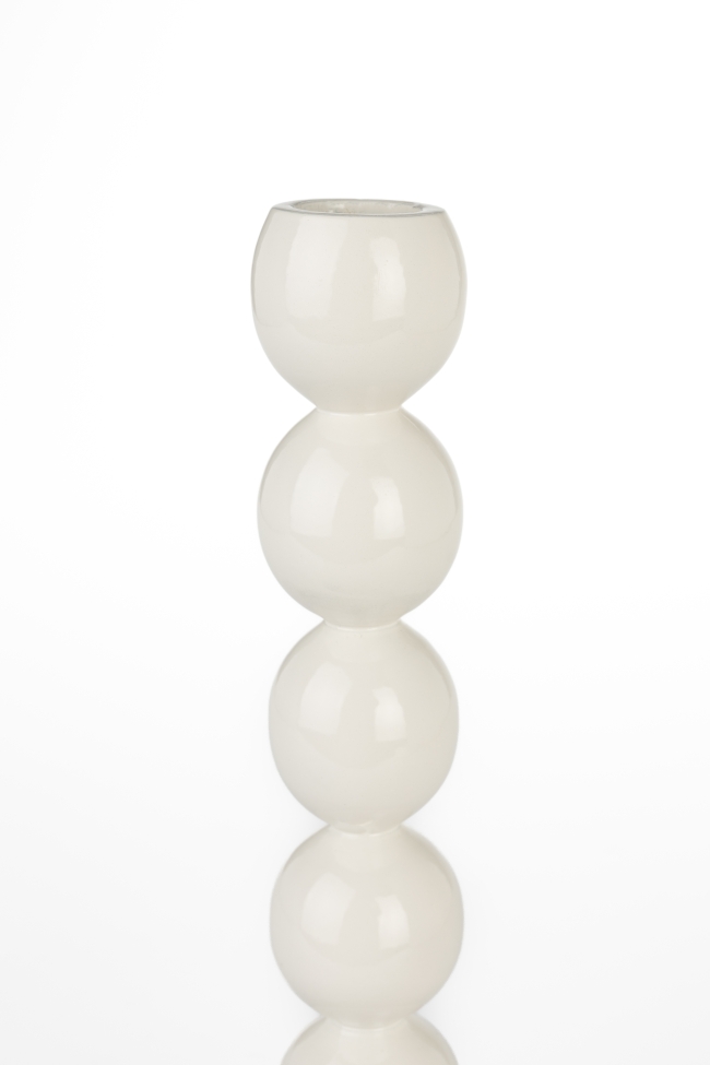 Świecznik 'Bubbles' - Beżowy