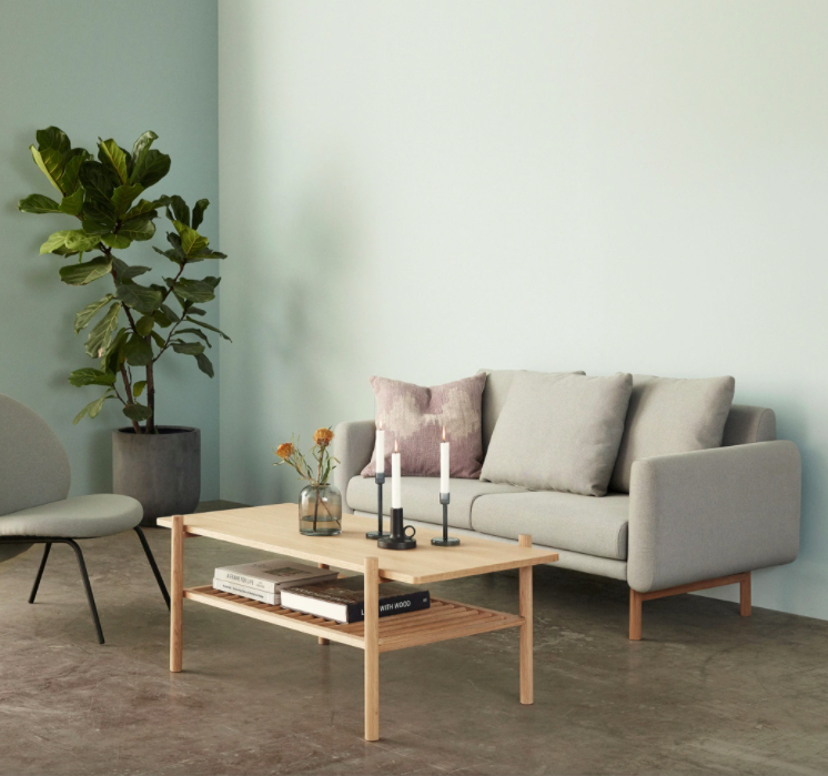 Stolik boczny 'Acorn' 57x120cm - Dąb