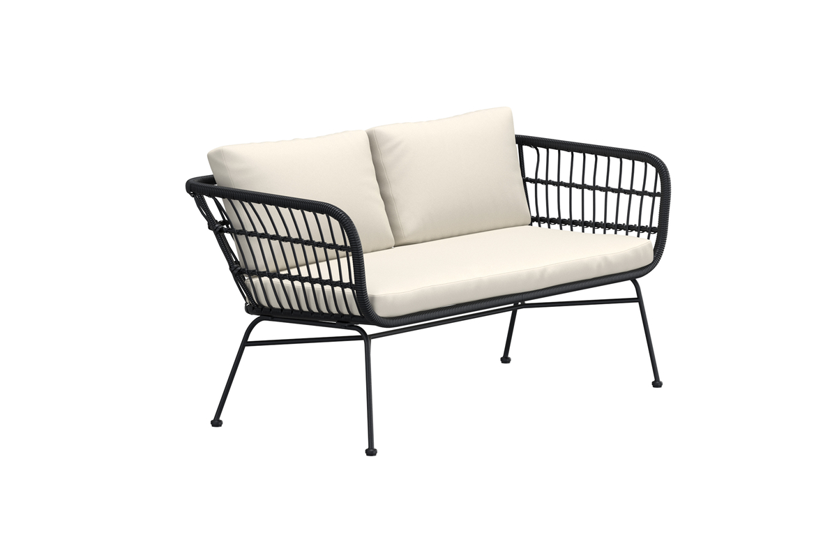 Sofa 'Isola' - czarno-beżowa