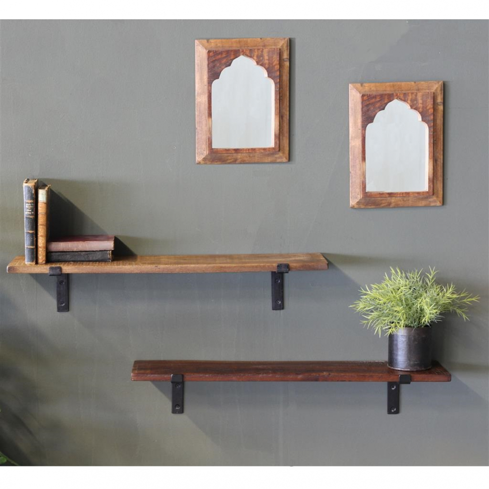 Półka ścienna 'Factory' 80cm - Naturalna