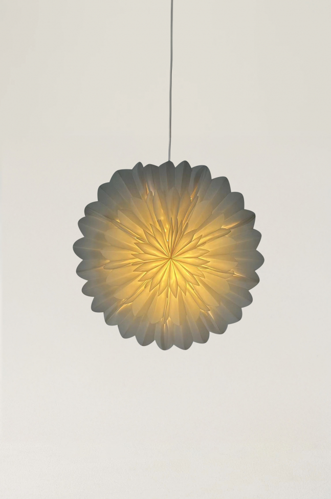 Gwiazda adwentowa 'Lotus' 60cm - Biała