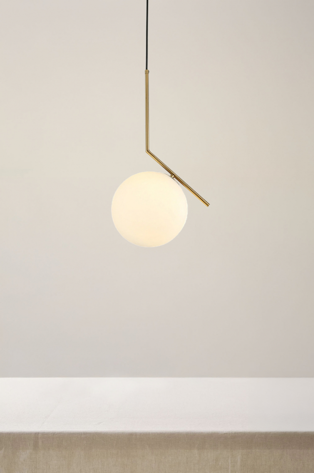 Lampa sufitowa 'Bellini' M - Mosiądz