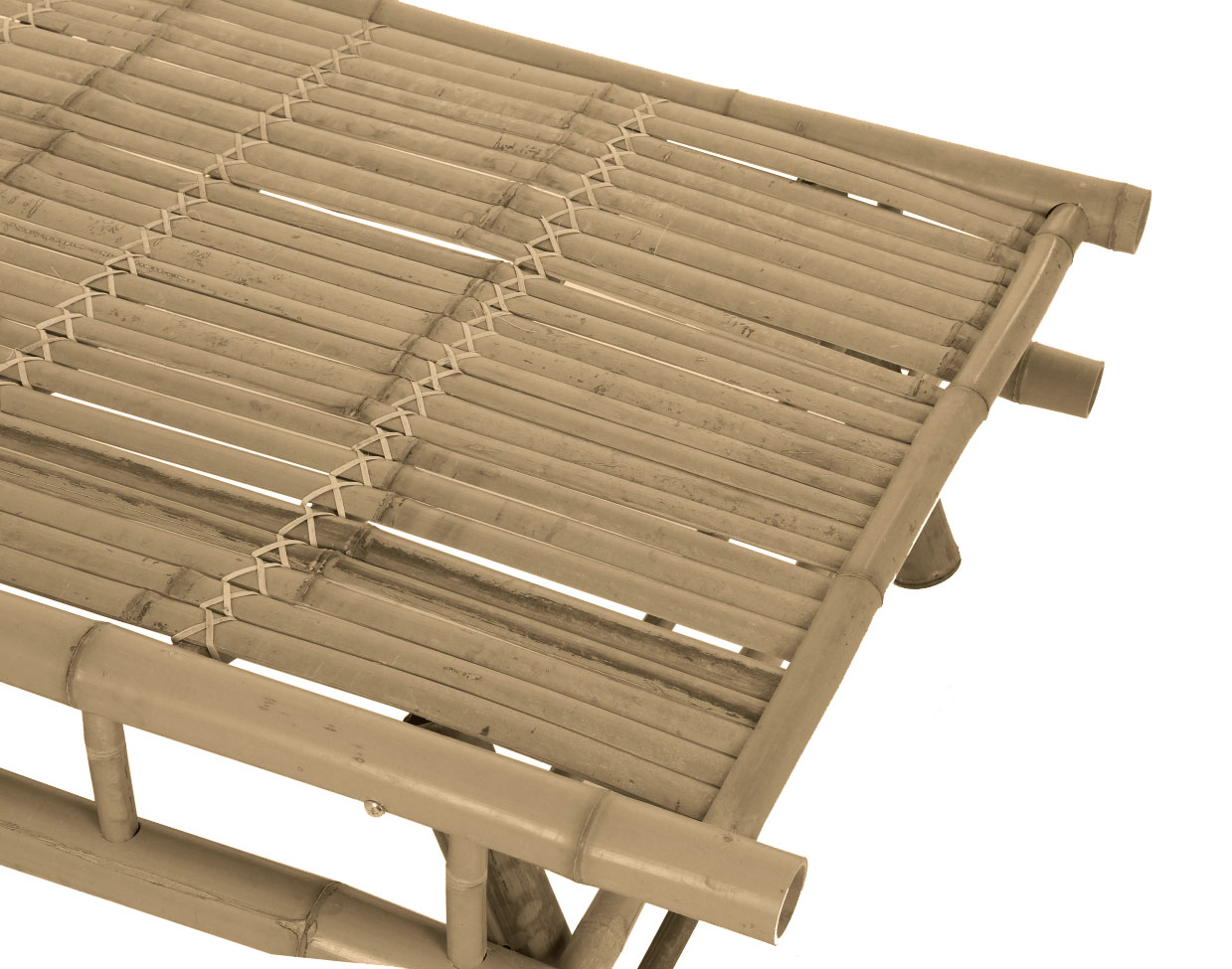 Leżak 'Bambu' - Naturalny