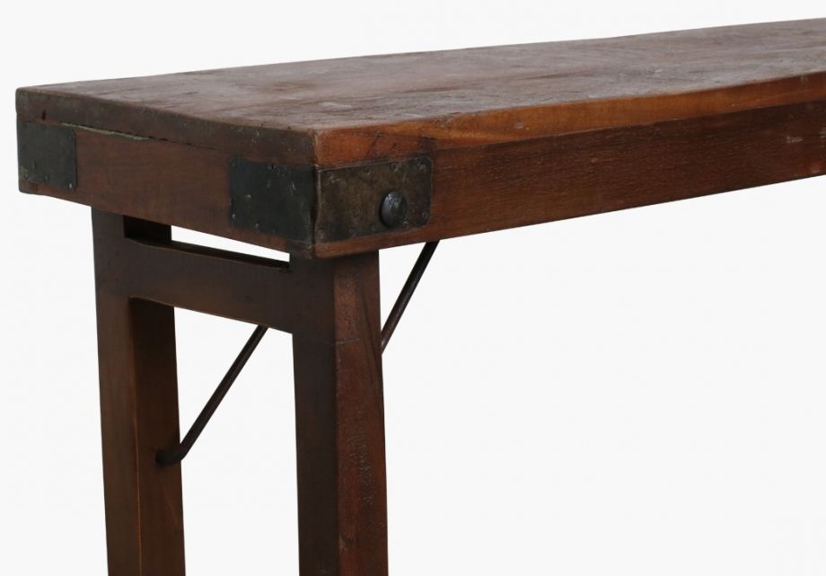 Ławka składana 'Foldable' 160x30cm - Drewno