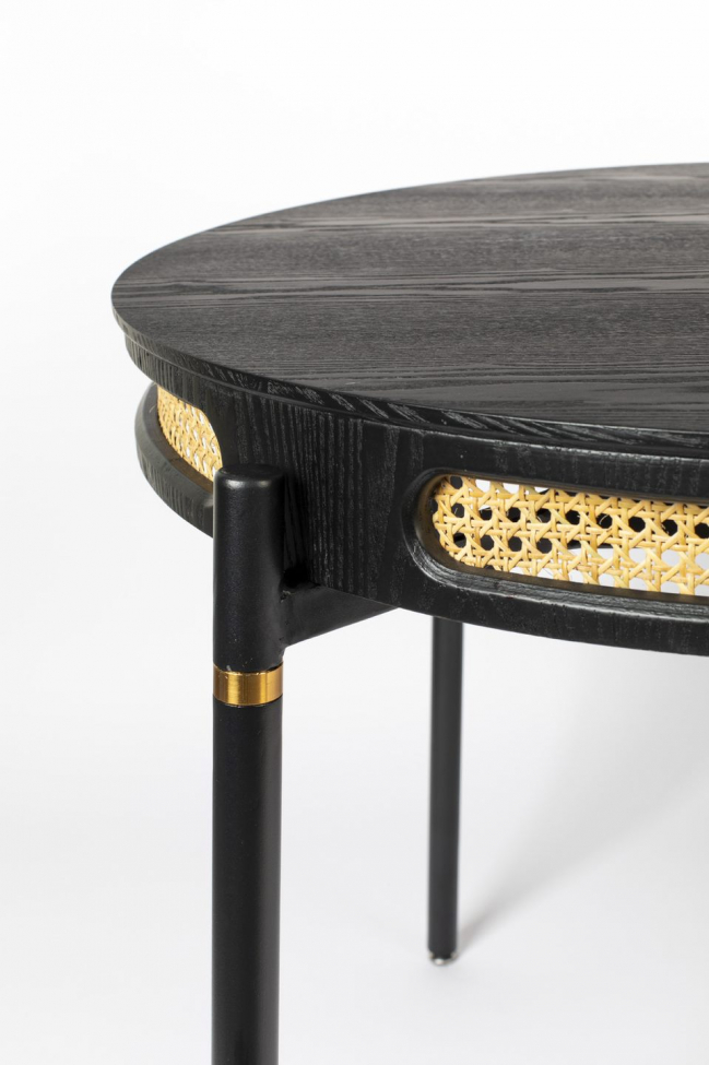 Stół 'Don't Stop the Webbing' 180x90cm - Czarny