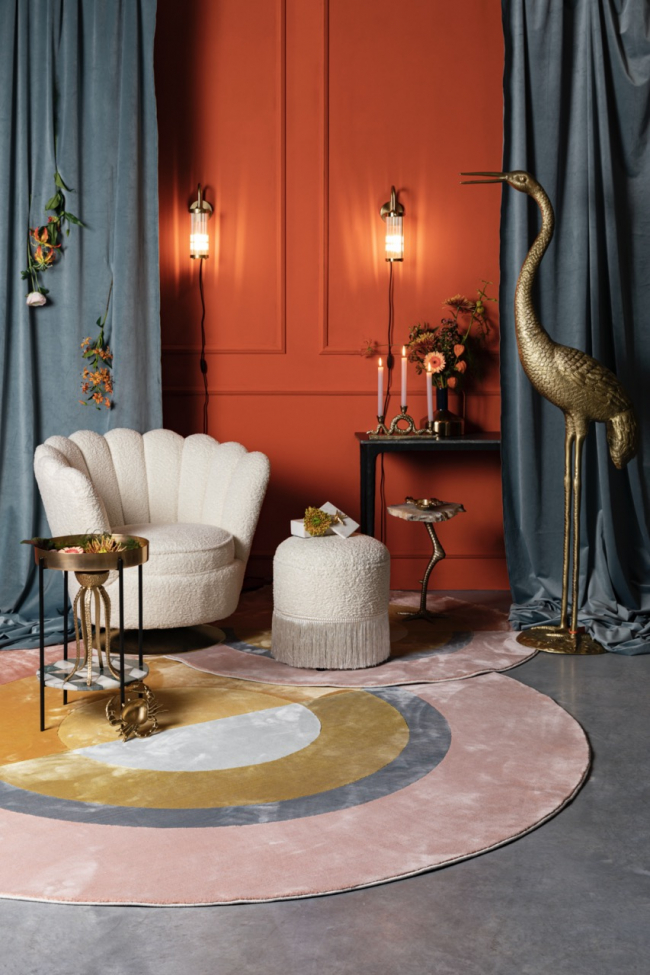 Lampa 'Angel On Fire' - Złoty