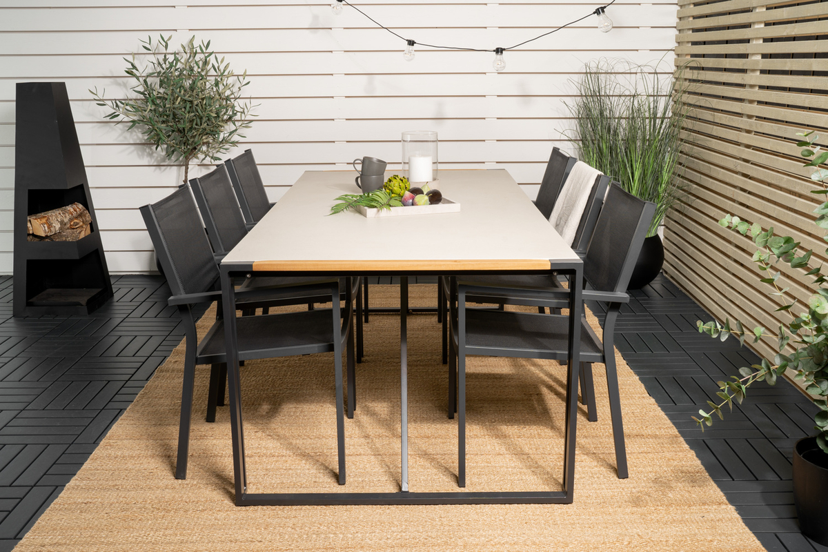 Zestaw jadalny 'Umeå' - Czarny